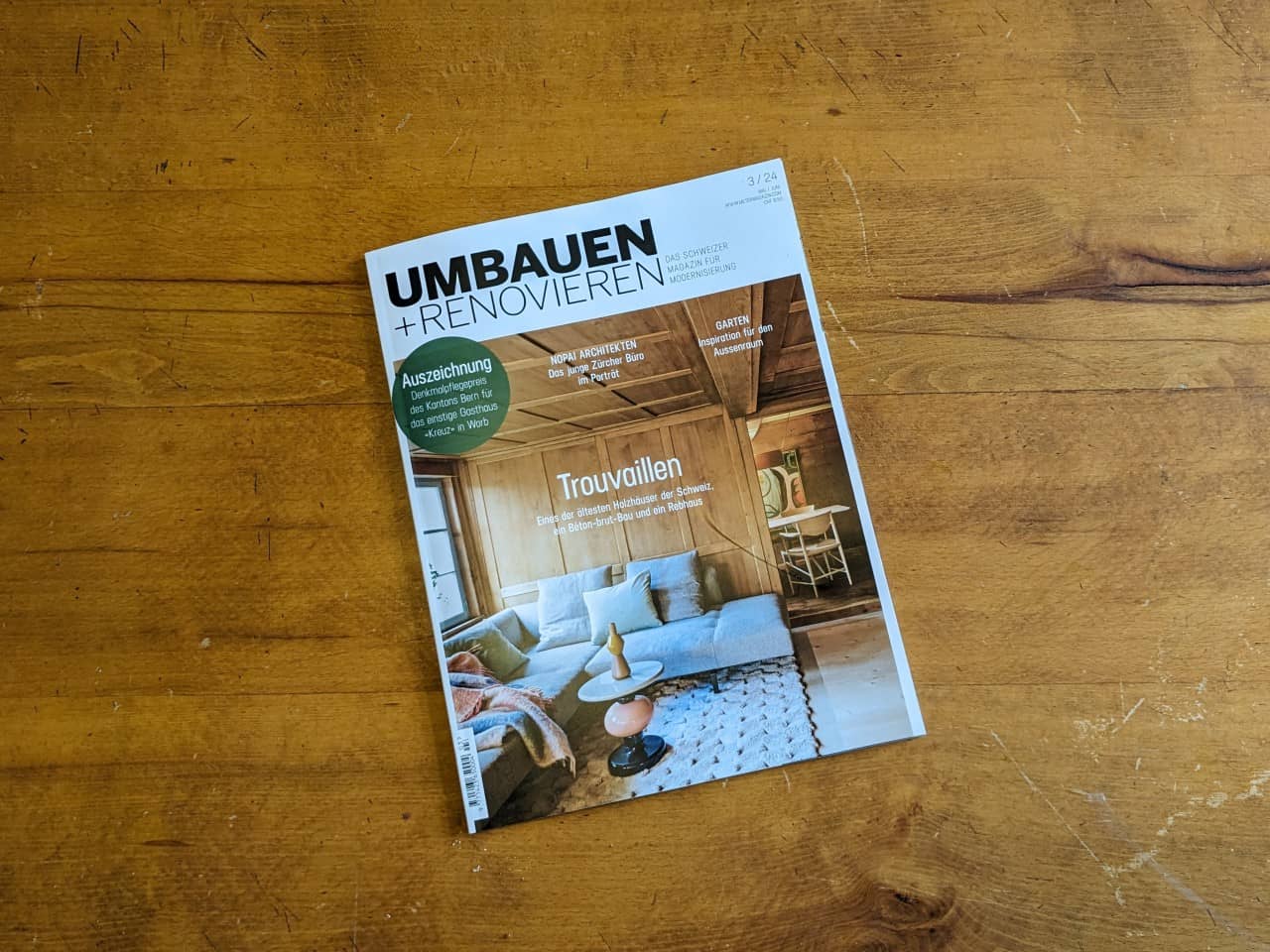 Cover der Zeitschrift Umbauen + Renovieren