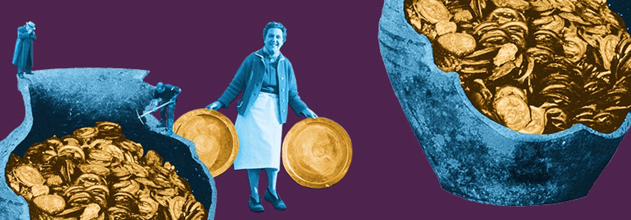 Visual der Ausstellung Schatzfunde.