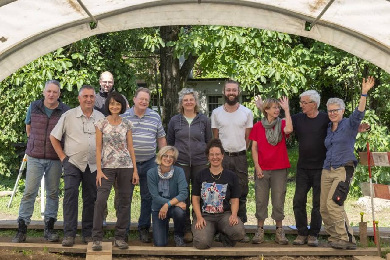 Gruppenbild der Freiwilligen