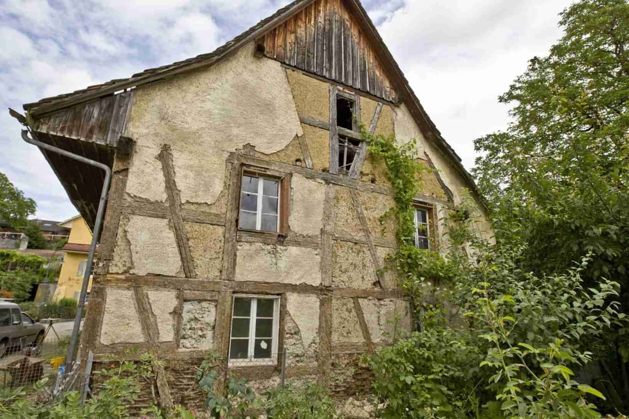 Das Riegelhaus am Heideweg 12 in Möhlin.