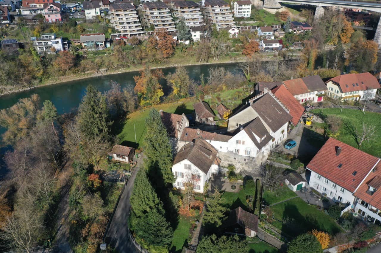 Blick auf den Ortsteil Alteburg bei Brugg. 