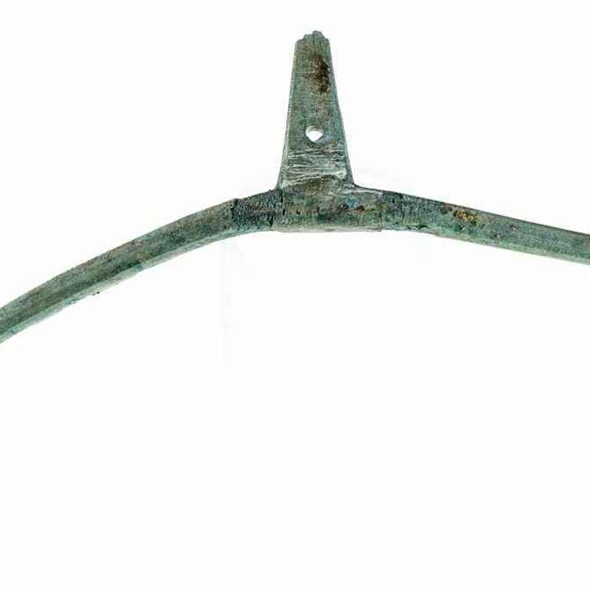 Balken einer Waage aus Bronze.