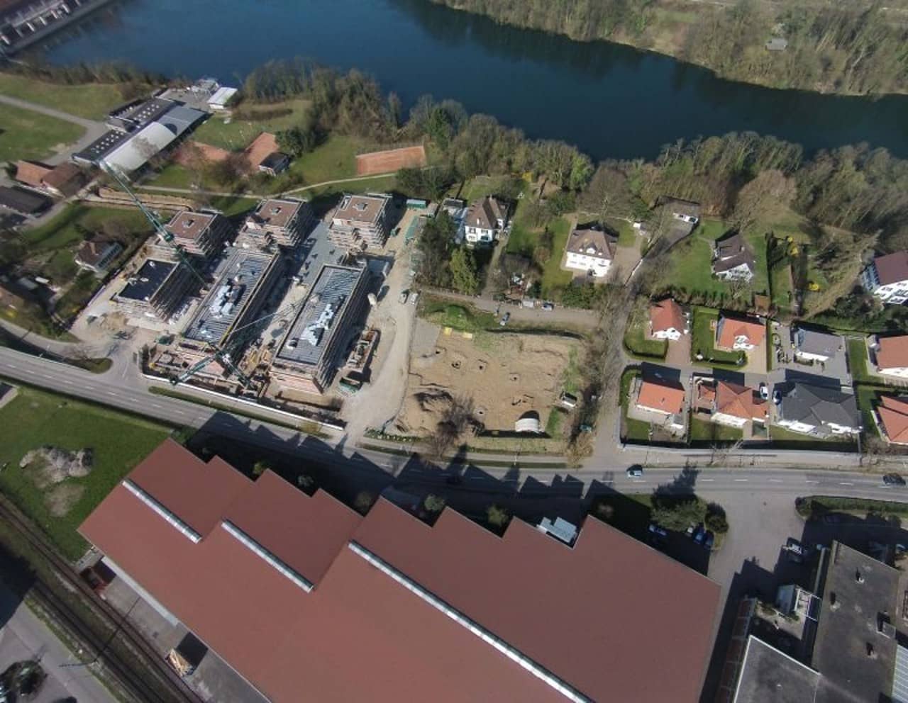 Blick auf das Grabungsareal in Laufenburg.