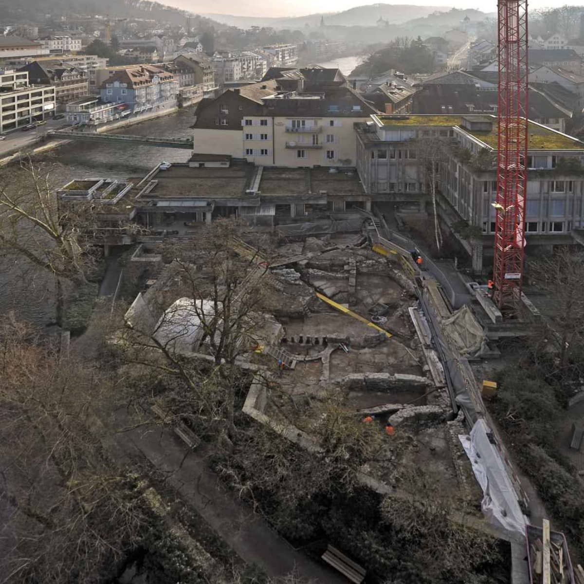 Die Ausgrabung Limmatknie im Jahr 2011.