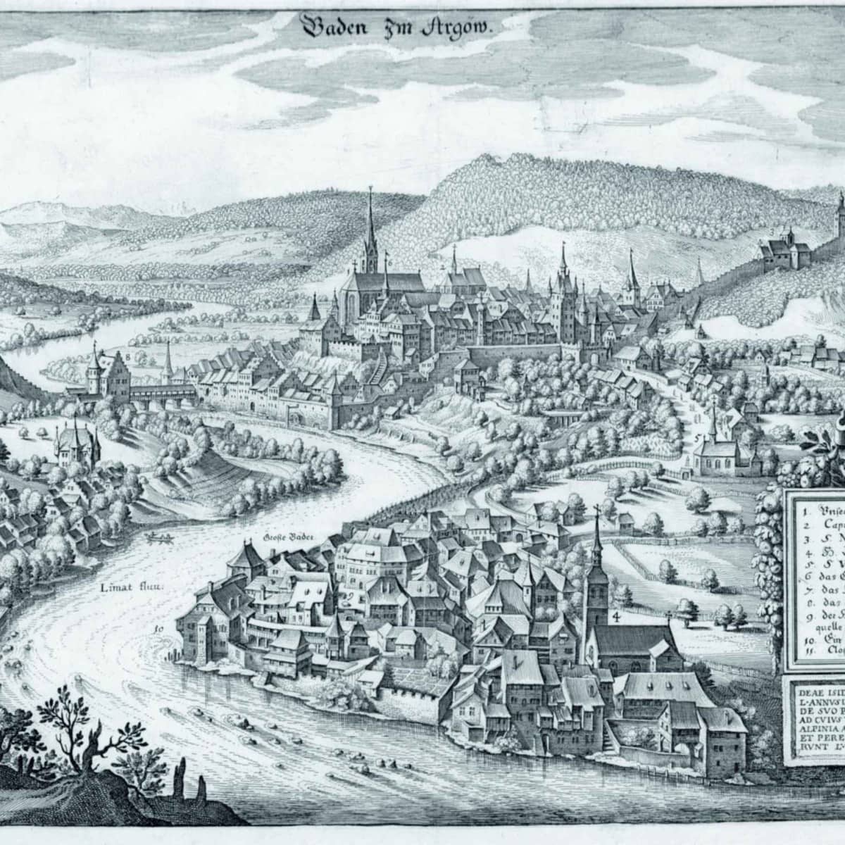 Ein Stich von Baden.