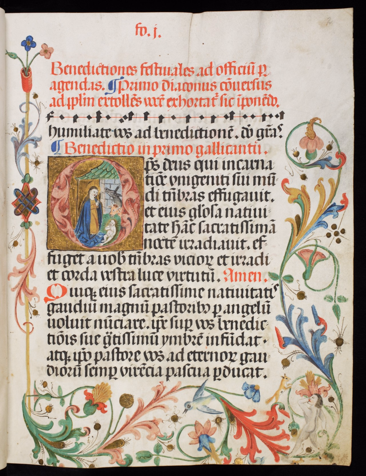 Alte illustrierte und bebilderte Handschrift.