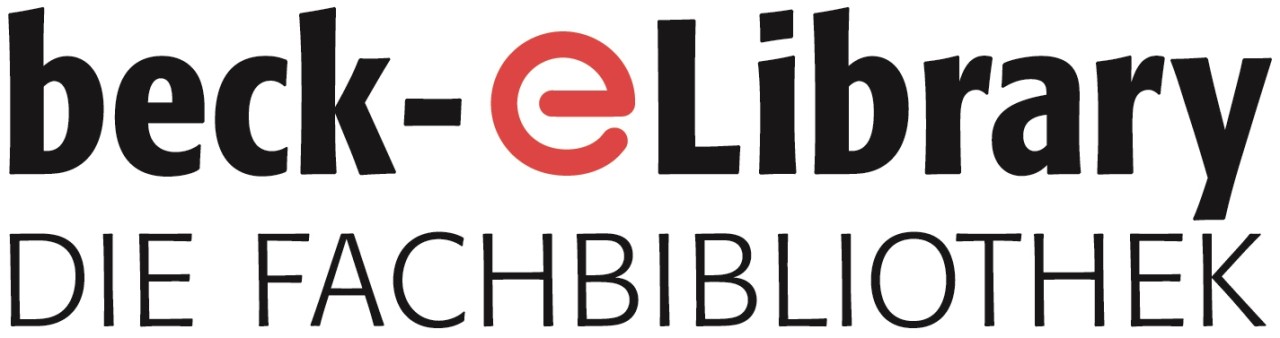 Schwarzes Logo mir rotem Element auf weissem Hintergrund.