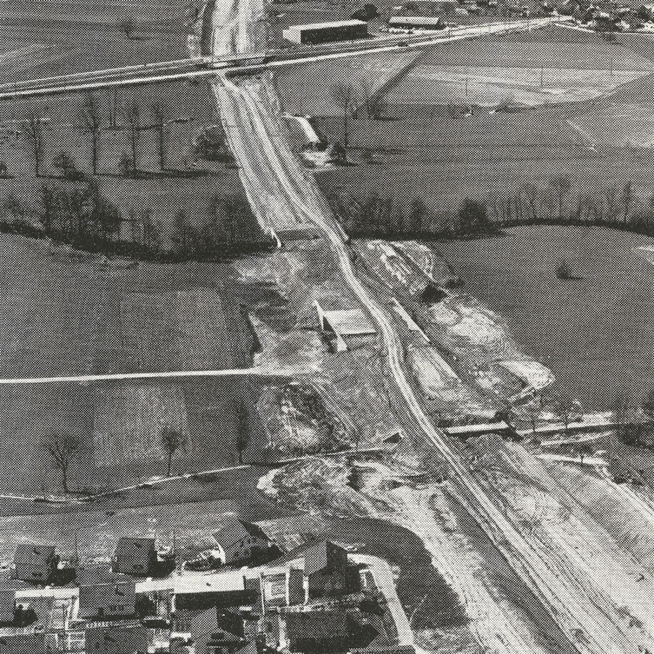 Bau der Brücke N1-218 ab Oktober 1962.