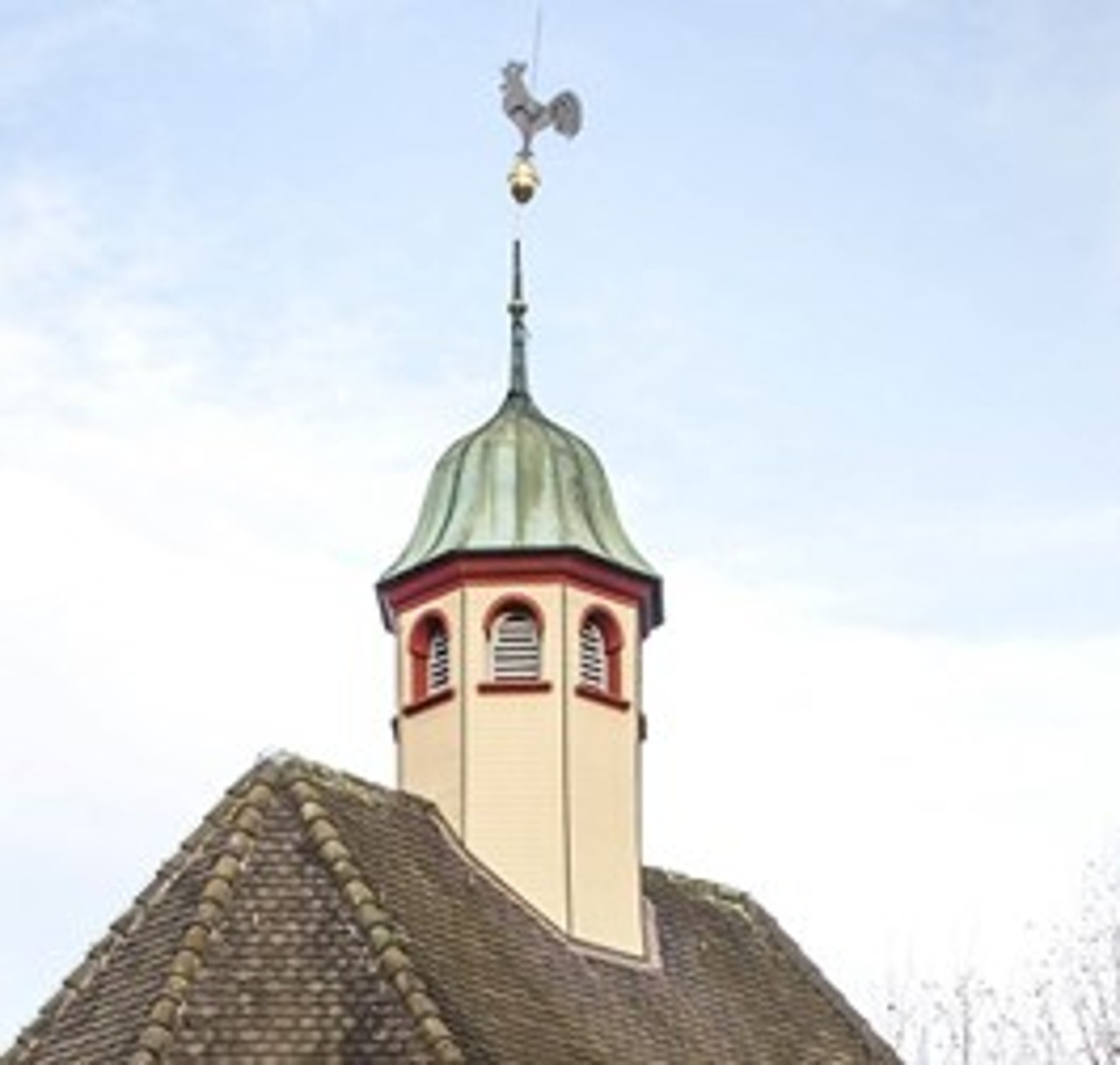 Kirchturm der Reformierten Kirche in Stein.
