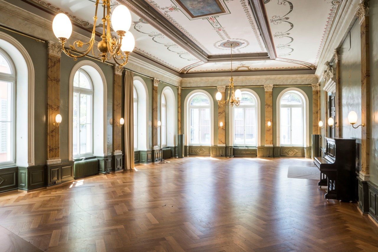 Grosser Speisesaal nach der Restaurierung.