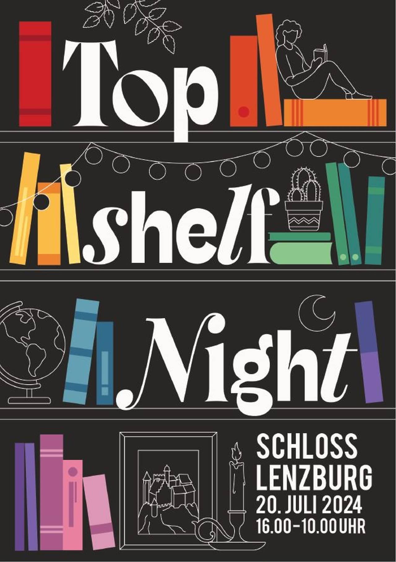 Flyer für die Topshelf Night vom 20. Juli 2024