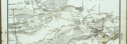 Plan "Unterer Teil des Freien Amtes mit Grenze zwischen Oberlunkhofen und Fahrwangen von 1712