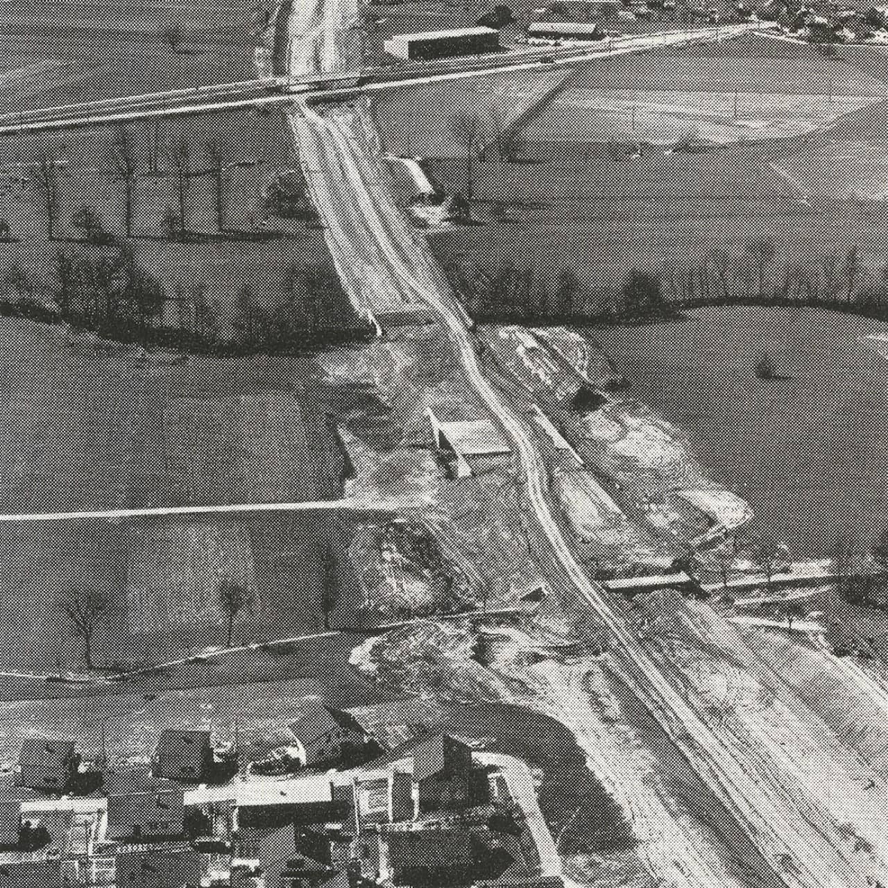 Bau der Brücke N1-218 ab Oktober 1962.