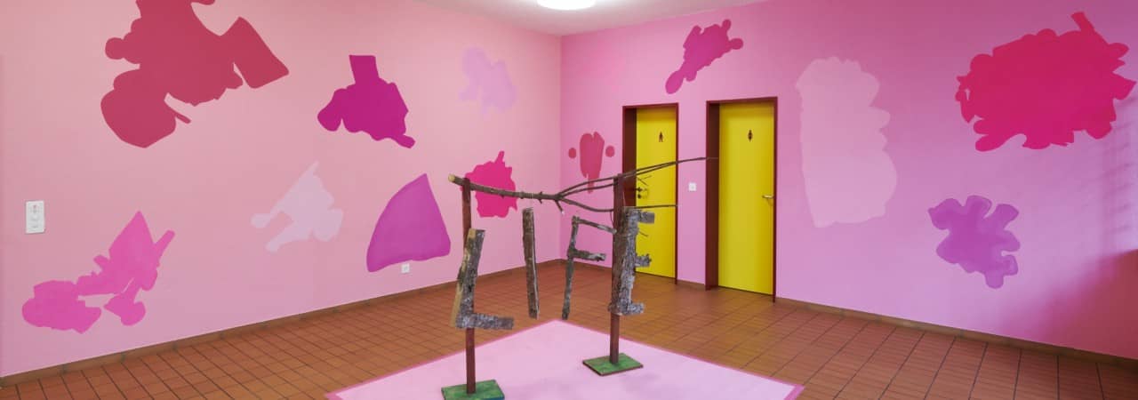 Eindruck von der Ausstellung von Artists in Residence an der Schule Oberlunkhofen