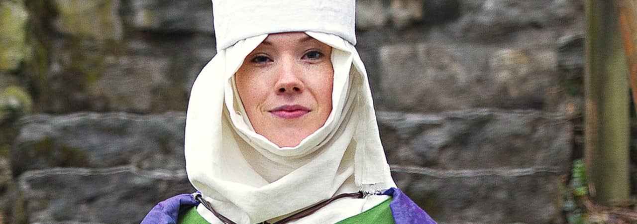 Eine Frau in Verkleidung