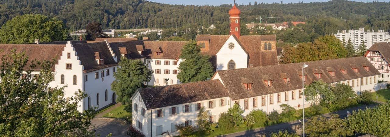 Aussenaufnahme Klosteranlage auf der Klosterhalbinsel Wettingen