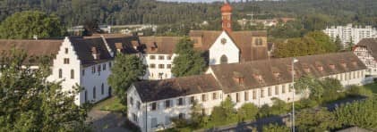 Aussenaufnahme Klosteranlage auf der Klosterhalbinsel Wettingen