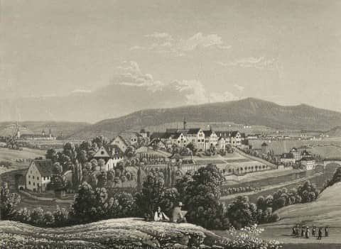 Bild der Klosterhalbinsel Wettingen