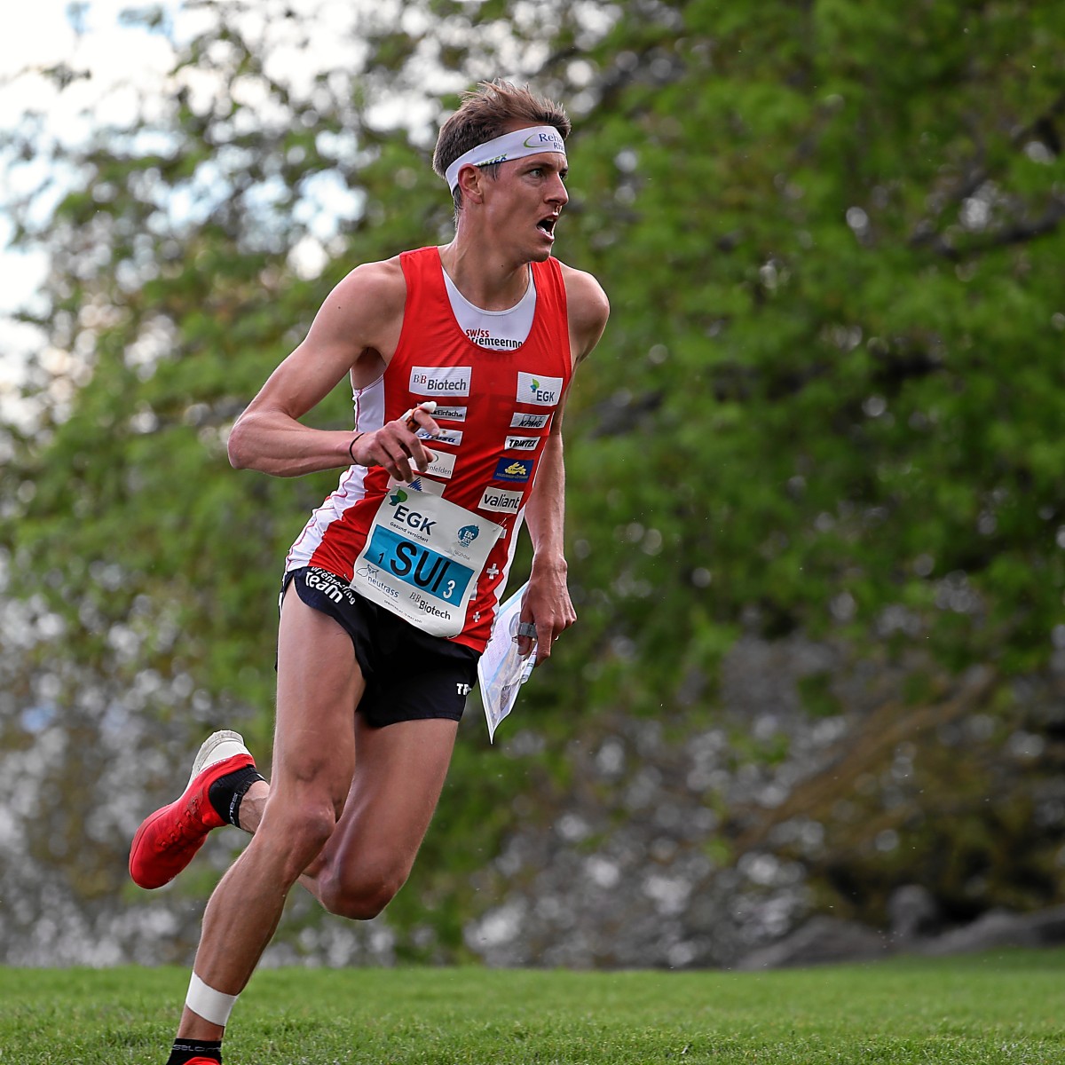 Matthias Kyburz im Wettkampf