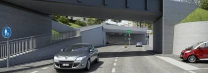 Vorgefertige Brücke in Bad Zurzach