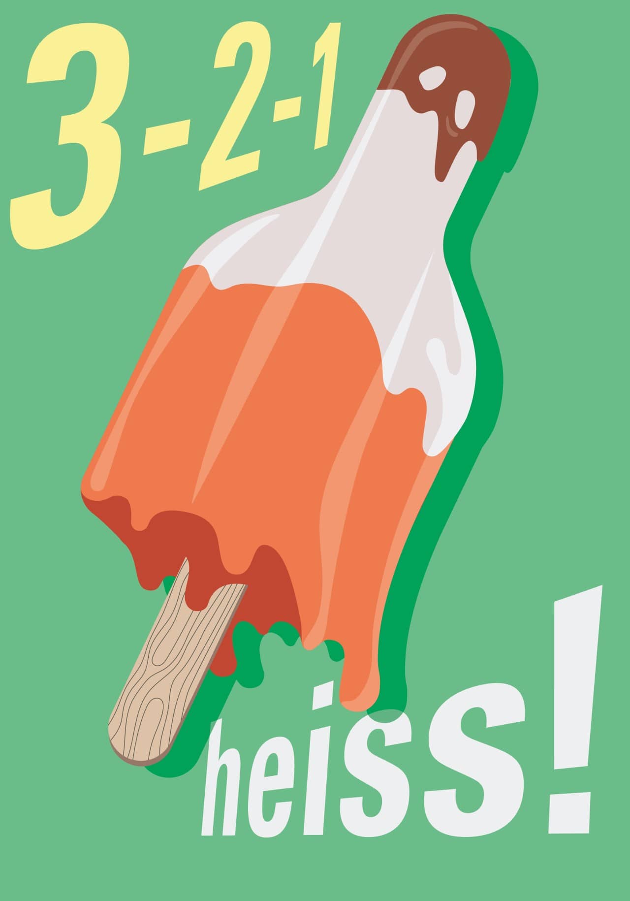 3-2-1 heiss! Glace