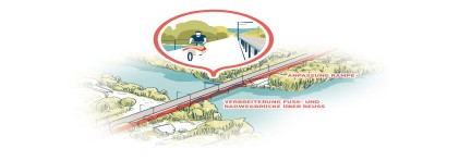 Beispielhafte Massnahme - Fuss- und Veloweg über die Reuss zwischen Turgi und Brugg