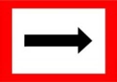 Signal Richtungsgebot