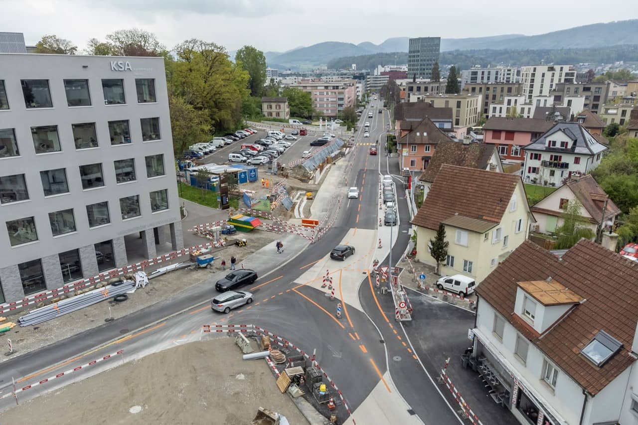 Baustelle im April 2024