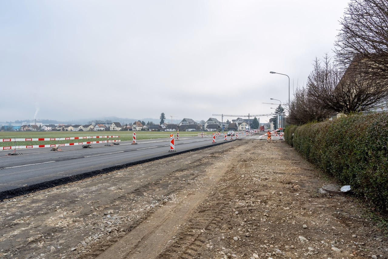 Baustelle Tramstrasse - Teilprojekt 3.