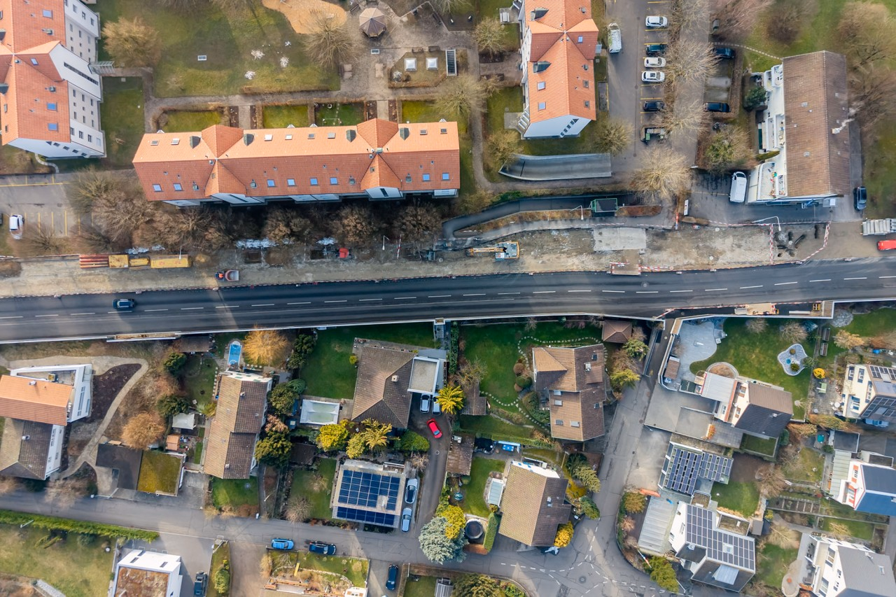 Baustelle Tramstrasse - Teilprojekt 3.