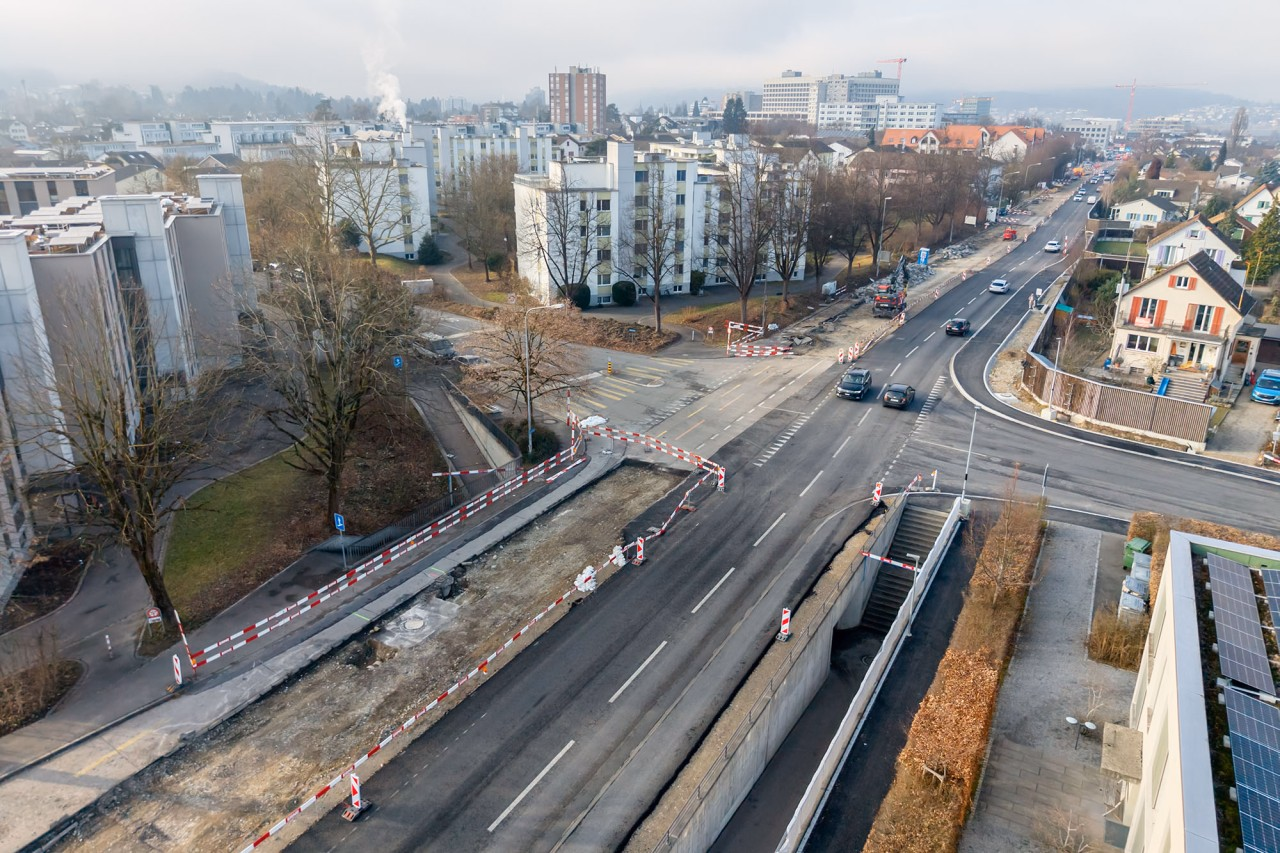 Baustelle Tramstrasse - Teilprojekt 3.