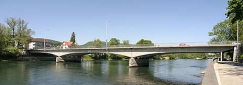 Die heutige Aarebrücke