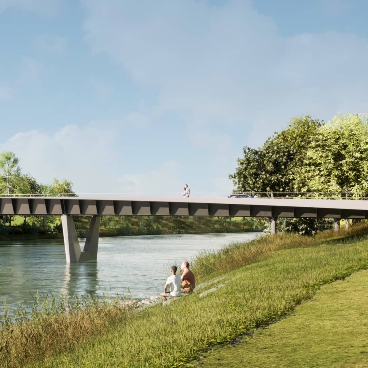 Neue Brücke, Siegerprojekt