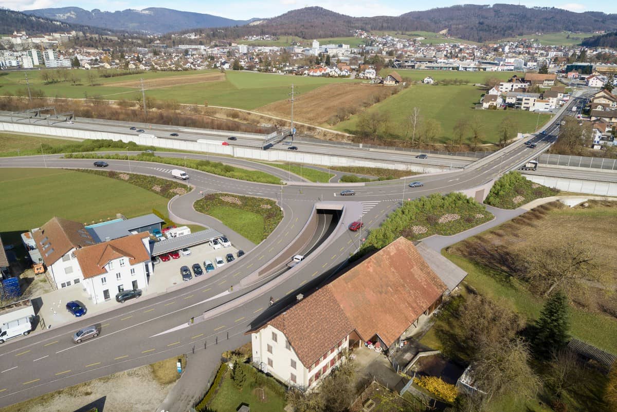 Anschluss Bernstrasse an Wiggertalstrasse Rothrist