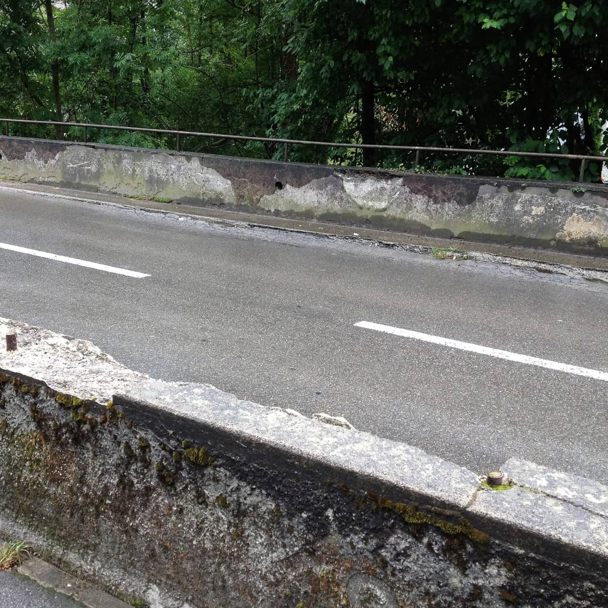 Aabachbrücke in Seon vor der Sanierung