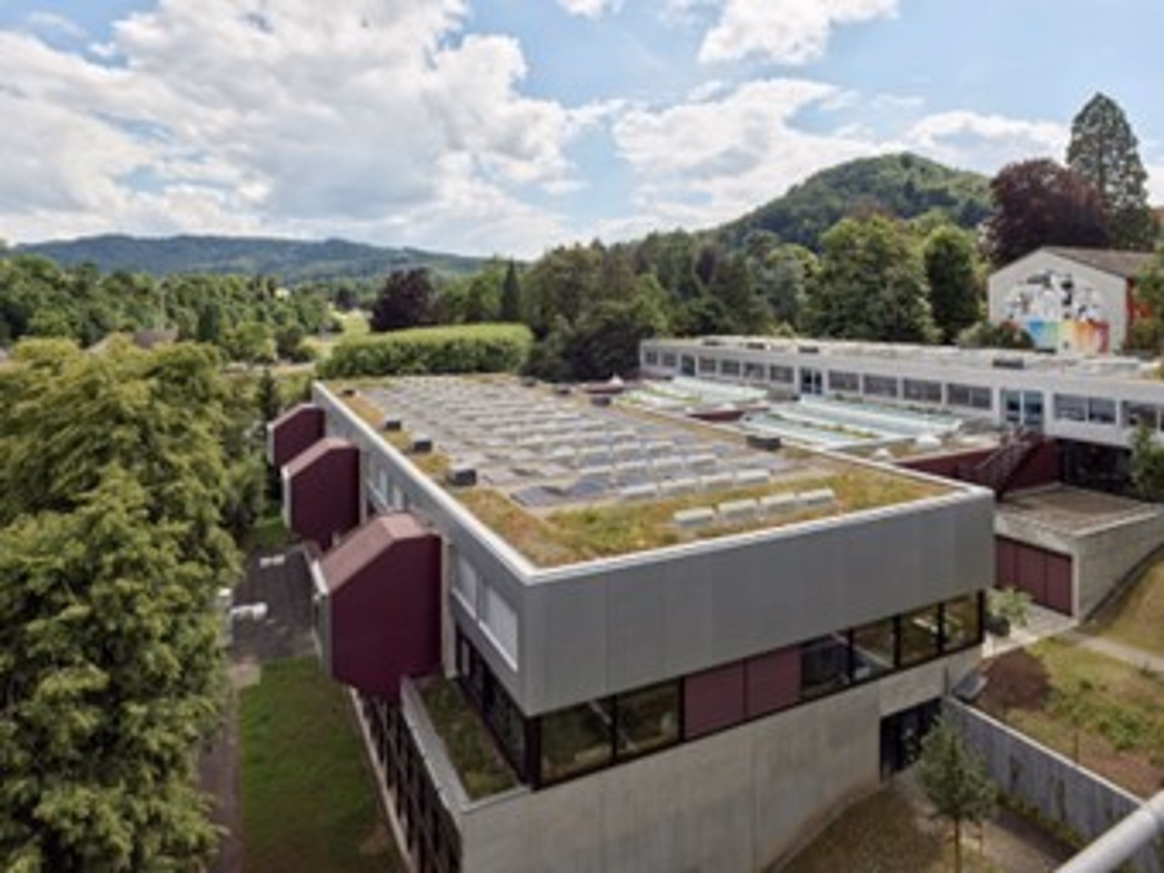 Schulhaus Pfaffechappe, Baden.