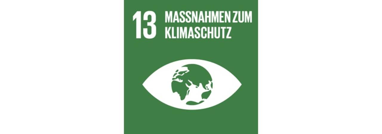 Logo SDG 13: Massnahmen zum Klimaschutz