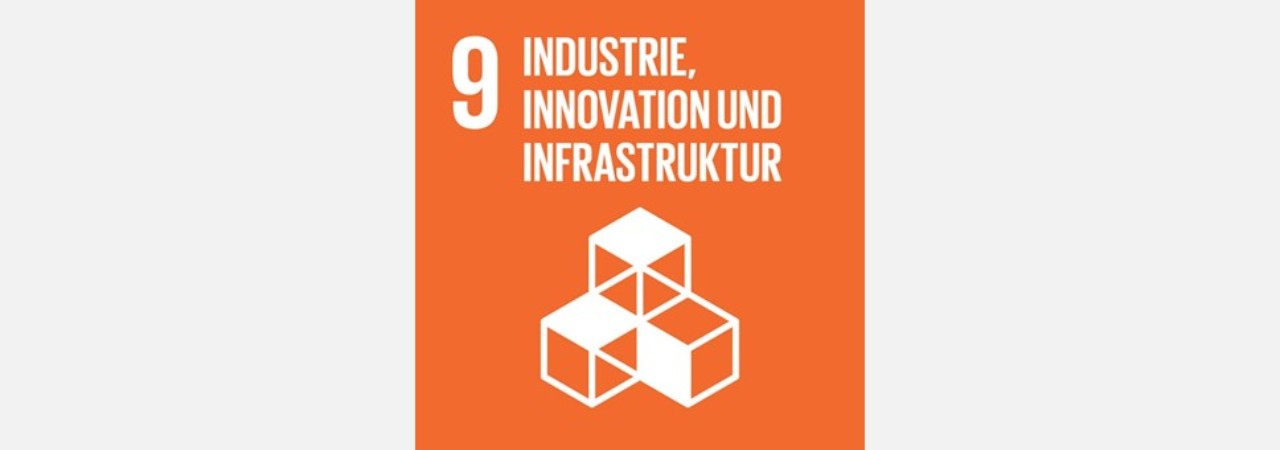 Logo SDG 9: Industrie, Innovation und Infrastruktur