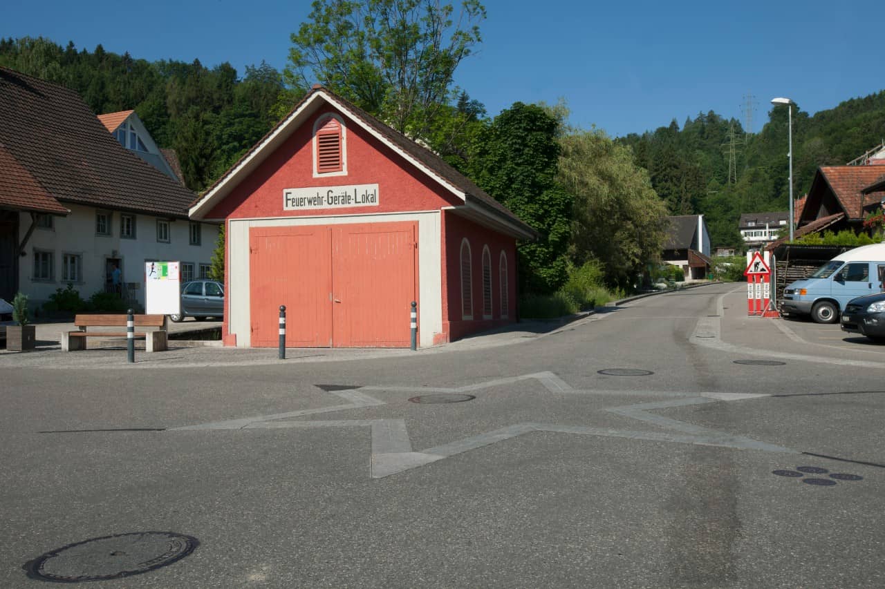 Das "Feuerwehr-Geräte-Lokal" in Spreitenbach.