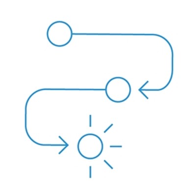 Icon zum Thema «Prozesshafte Erarbeitung» aus dem 3. Kapitel des Planungswegweisers.