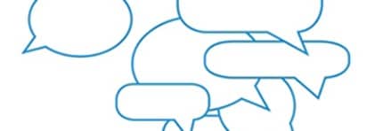 Icon zum Thema «Dialog aufrechterhalten» aus dem 5. Kapitel des Planungswegweisers.