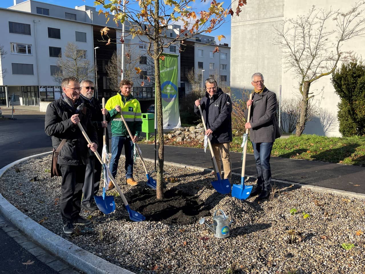 Baumpflanzung Klimaoase Rheinfelden