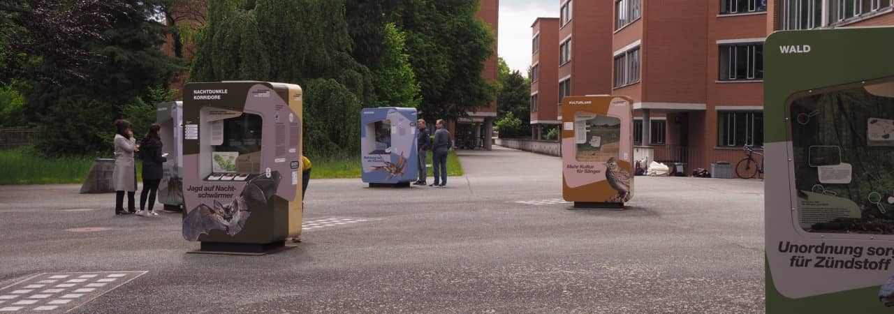 Mobile Ausstellung zur ökologischen Infrastruktur