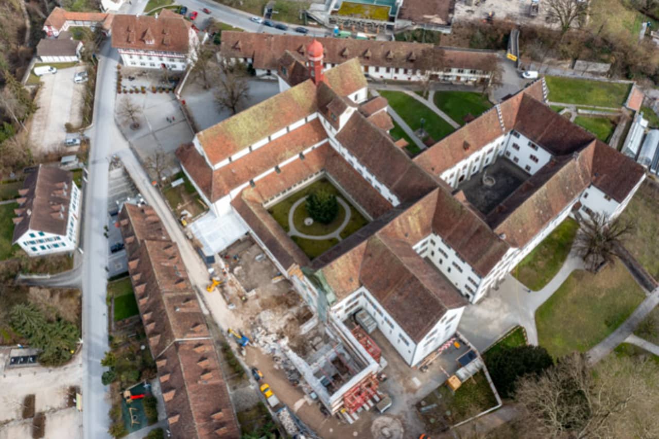 Vogelperspektive Kantonsschule Wettingen