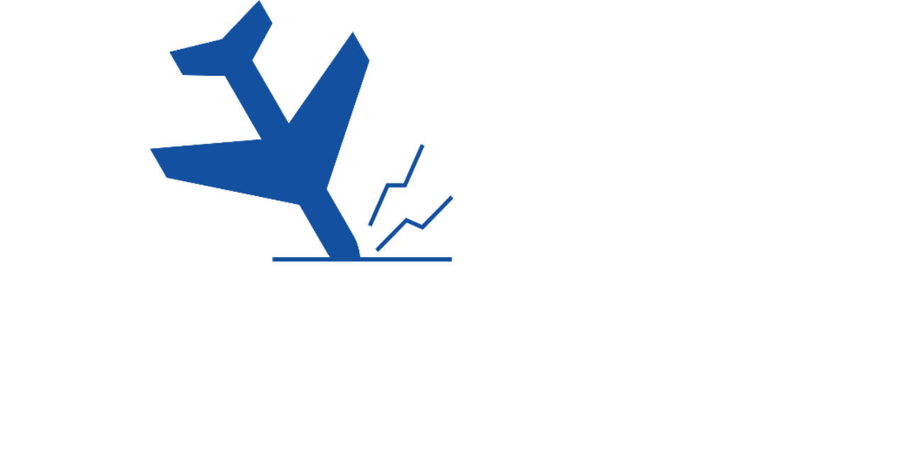 Piktogramm Flugzeugabsturz