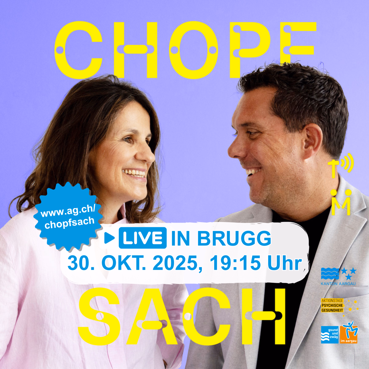 Flyer zur Veranstaltung Chopfsach.