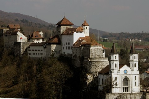 Burg des Jugendheims Aarburg