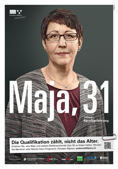 Maja, 31 Jahre Berufserfahrung, Botschafterin Kampagne Potenzial 50plus