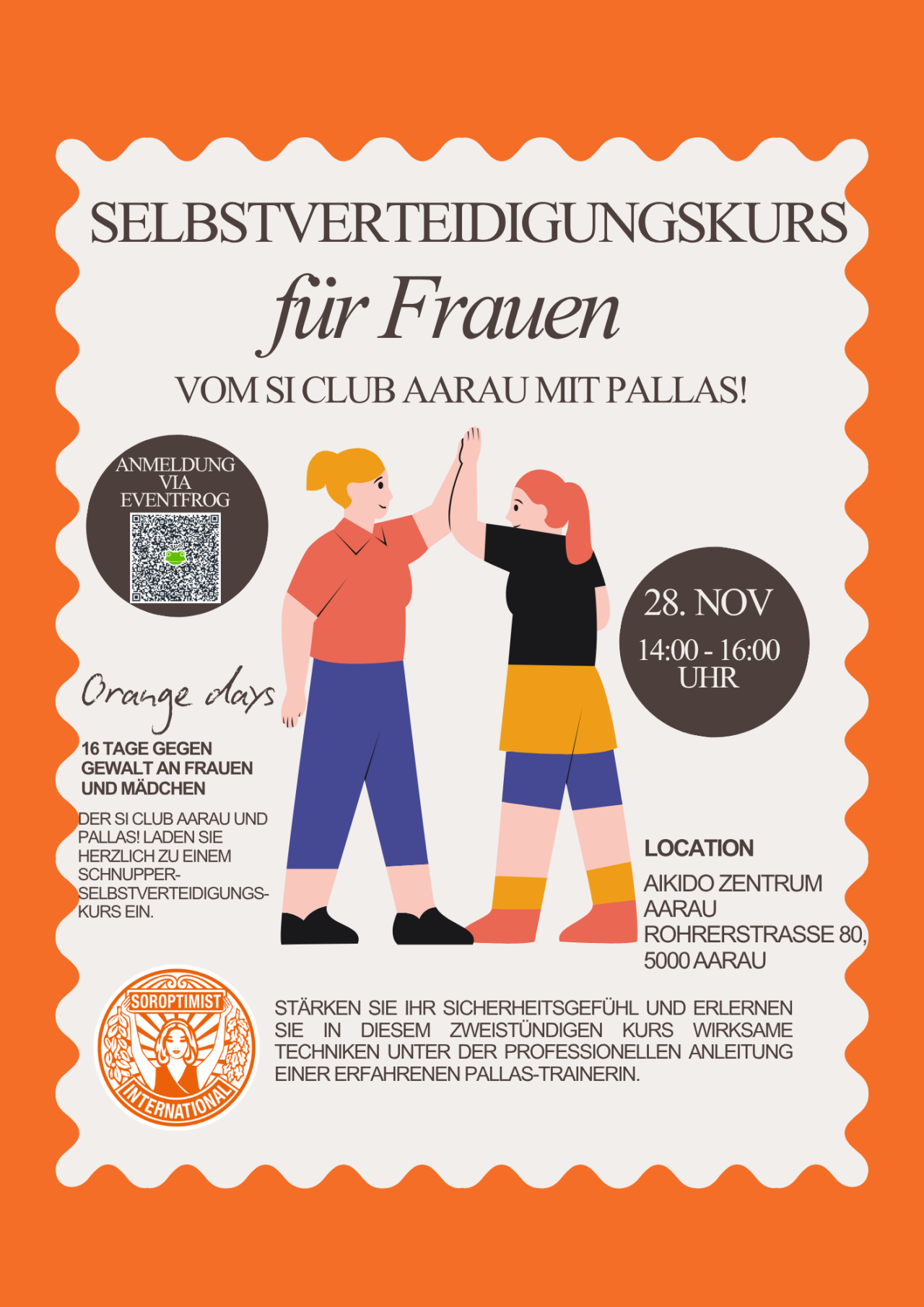 Selbstverteidigungskurs.