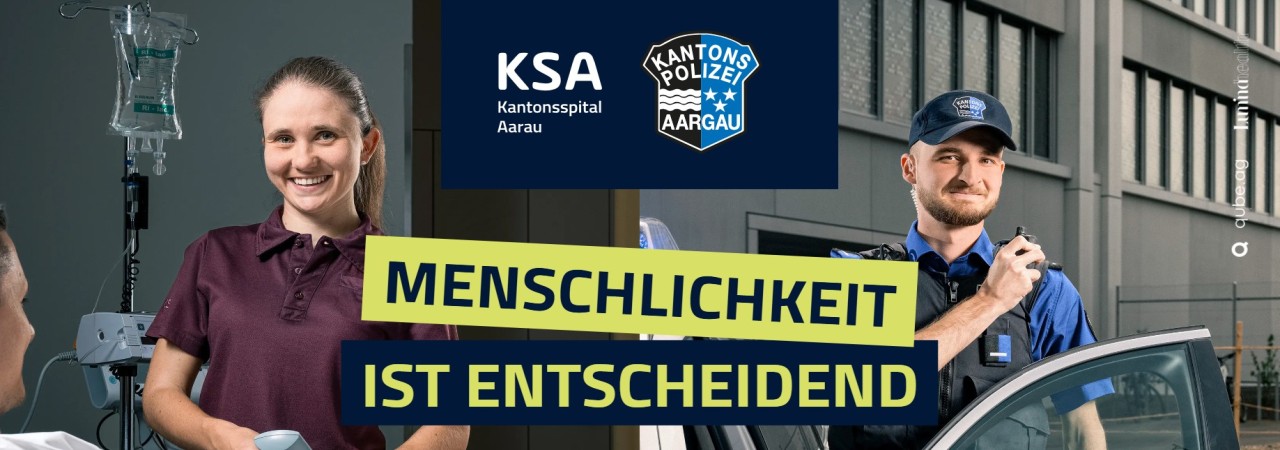 Menschlichkeit Jobs Kantonsspital Kantonspolizei.
